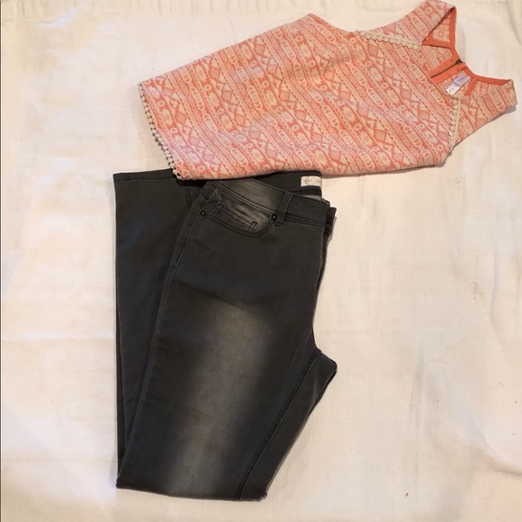 Like New EST. 1946 Denim Black Straight Leg Sz 8 - Picture 1 of 4